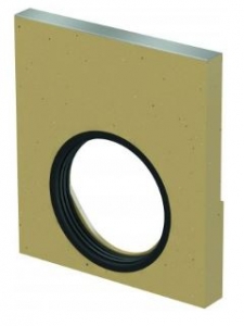 ACO DRAIN Multiline V 200 Ścianka czołowa z otworem odpływowym pasuje do typu 0. Krawędzie ze stali ocynkowanej