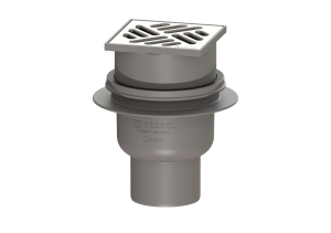 WPUST CLASSIC DN 70  PIONOWY Z RUSZTEM 100X100