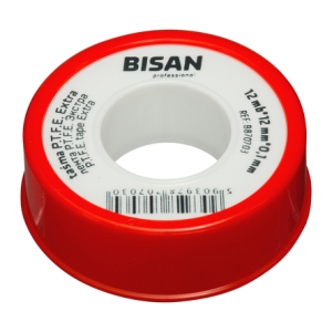 TAŚMA  TEFLON  WODA 0.1 X12 X12MB  (ROLKA CZERWONA)