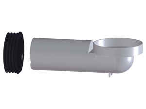 Element odpływowy do rozbudowy wpustów attykowych serii HL68