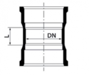 DWUKIELICH Z USZCZELKĄ DN 100 RSP