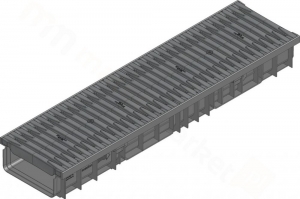 RECYFIX PRO 200, KORYTO TYP 115 Z RUSZTEM FIBRETEC SW 6, kl. B 125 /47233/