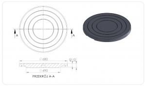 PRZYKRYCIE ZABEZPIECZAJĄCE   T4/425