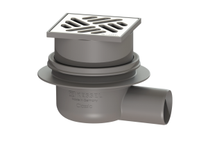 WPUST PODŁOGOWY DN50, CLASSIC POZIOMY