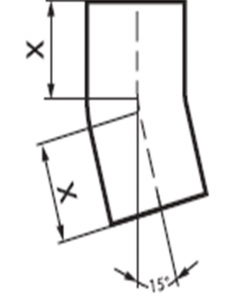 KOLANO (KRZYWKA) BEZKIEL.100X15 KML (MLK) RSP