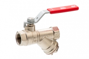 ZAWÓR KULOWY ARCO SENA VA30 DŹWIGNIA Z FILTREM   1/2