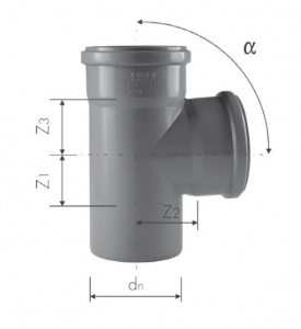 TRÓJNIK  75/50 45°   AMAX PRO wycofany