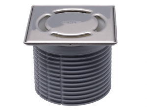 NASADA ZE STALI SZLACHETNEJ DN 110 Z SYFONEM