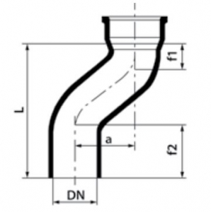 ODSADZKA KIEL. Z USZCZELKĄ DN 150/130 RSP