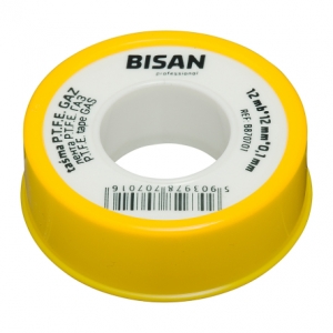 TAŚMA  TEFLON     GAZ    0.1X12X12MB ŻÓŁTA