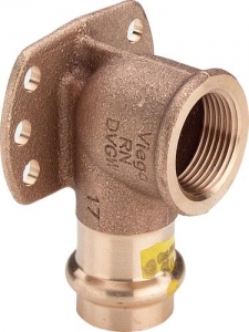 VIEGA PROFIPRESS GAZ ŁĄCZNIK NAŚCIENNY Z SC (BRĄZ)   12 x 1/2 GW