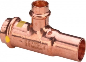 VIEGA PROFIPRESS GAZ TRÓJNIK Z SC (MIEDŹ)   22 x 15 x 22