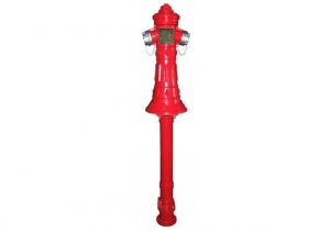 HYDRANT NADZ. RETRO 8007 DN80 PN16 CZERW. RD1250 OZDOBNY