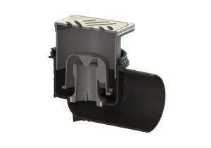 KORPUS WPUSTU ECOGUSS, DN 100, BOCZNY Z KRATĄ SZCZEL. /48311.63/