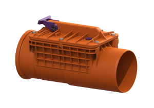 ZASUWA BURZOWA 2 KLAPOWY KESSEL  200 /73200/