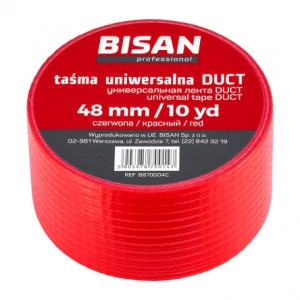 TAŚMA DUCT TAPE 48X9M CZERWONA