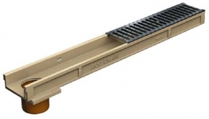 ACO GALA G100 Korytko z polimerbetonu z króćcem wys 6 cm