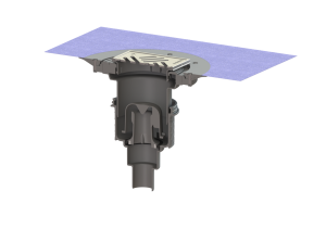 WPUST PODŁOGOWY PRACTICUS DN50 PIONOWY VIARIOFIX