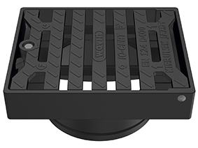 WPUST ŻELIWNY DO RURY TELESKOPOWEJ KWADRATOWY D400 (40T) 315 1 ŚR WAVIN