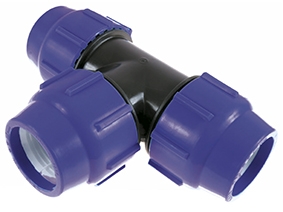 TRÓJNIK RÓWNOPRZELOTOWY POLYRAC   90   WAVIN