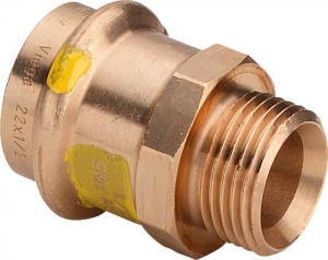 VIEGA PROFIPRESS GAZ KSZTAŁTKA PRZEJŚCIOWA Z SC (BRĄZ)   15 x 3/4