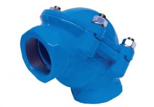 ZAWÓR KULOWY ZWROTNY KOLANOWY GWINTOWANY 6001 TYPU SZUSTER DN40