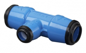 TRÓJNIK Z 3 KIELICHAMI WTYK. 50/32/50 PN16 GG25   (6531) HAWLE