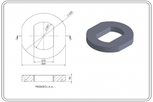 ADAPTER POD WPUST   TX/650/395/P