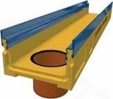 ACO DRAIN Multiline V 100 Korytko (6 cm)  Krawędzie ze stali ocynkowanej