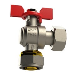 ZAWÓR KULOWY ARCO SENA VA30 ZACISKOWY DO RUR WIELOWARSTWOWYCH KĄTOWY   3/4