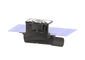 WPUST PODŁOGOWY KESSEL Der Ultraflache 54, poziom DN50