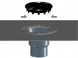 KORPUS WPUSTU  PODŁOG. PION DN 75/110  KOŁN BIT.