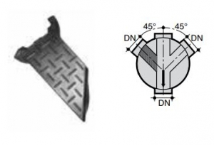 ZAŚLEPKA DOPŁYWU TEGRA 1000   45 / 315 / 250 L   WAVIN