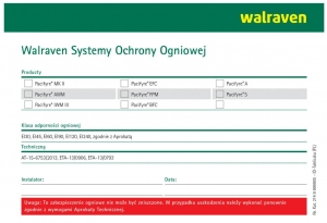 TABLICZKA DO KOŁNIERZY OGNIOWYCH