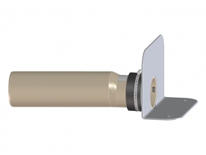 Wpust attykowy z kołnierzem PVC i rurą wylotową DN110