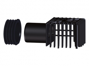 Kosz do odwodnienia awaryjnego dla wpustów awaryjnych serii HL68