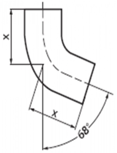 KOLANO (KRZYWKA) BEZKIEL. 70X70 SML RSP