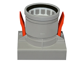 ODGAŁĘZIENIE NASADOWE PVC KAN. ZEWN.   400 x 160   WAVIN