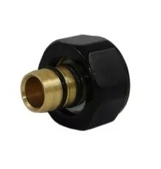 ZŁĄCZKA ZACISKOWA DO RURY Z TWORZYWA 16X2 CZARNA SCHLOSSER (602600003.RAL9005)