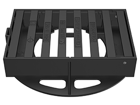 WPUST ŻELIWNY SF ULICZNY D400 (40T) 420 x 620 3/4 KOŁNIERZA ZAWIAS / RYGIEL WAVIN