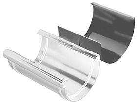 ZŁĄCZKA RYNNY Z WKŁADKĄ KANION   160   BIAŁY WAVIN    (3021663)