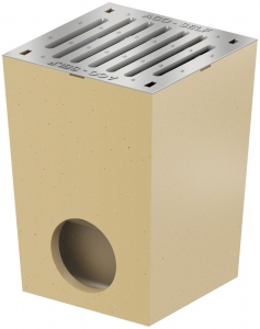 Wpust ACO SELF Wpust podwórzowy z rusztem ze stali ocynkowanej,