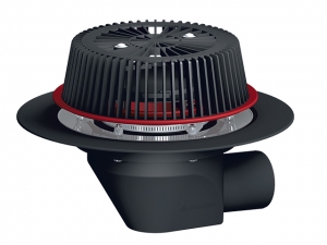 WPUST DACH AWARYJNY POZIOMY DN75/110 PODGRZEWANY