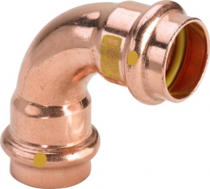 VIEGA PROFIPRESS GAZ ŁUK 90° Z SC (MIEDŹ)   12 2K